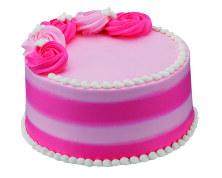 Gâteau strié au collier de roses - Baskin Robbins FR